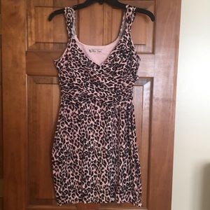 Victoria’s Secret Medium pink cheetah print dress